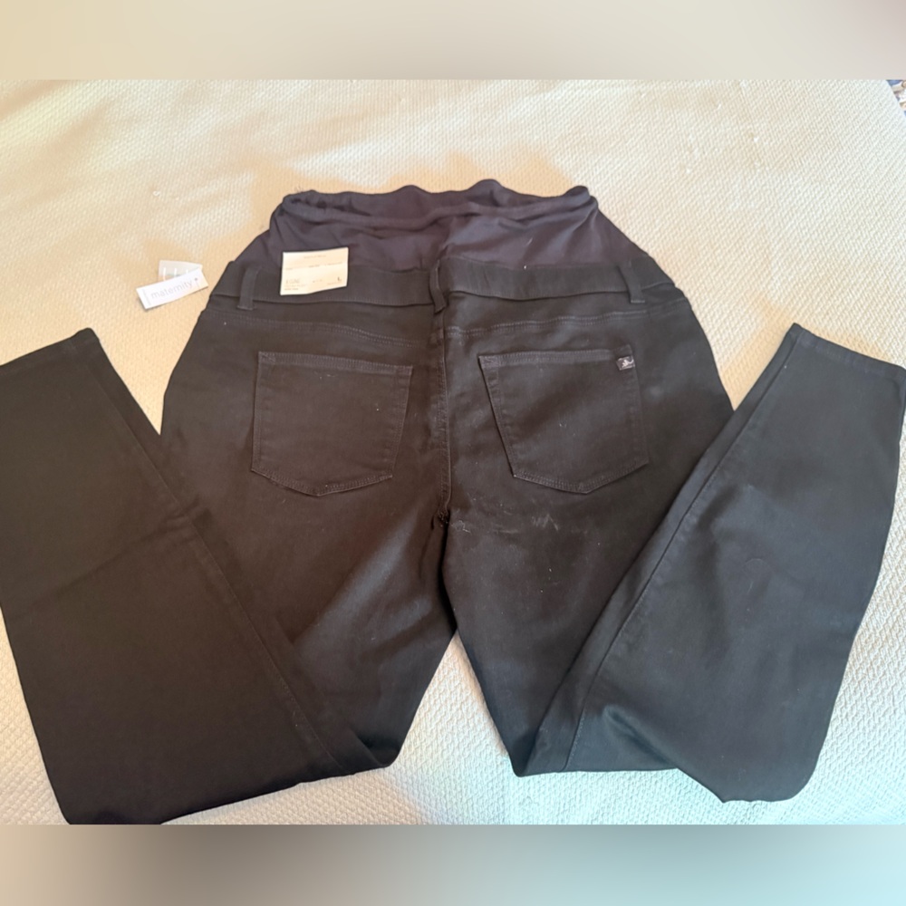 NWT Maurices Large Black Maternity Jeans